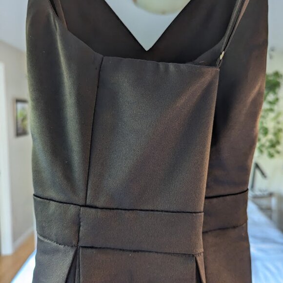 Lulus Be With You Dark Teal Blue Skater Dress in Black - Picture 7 of 7